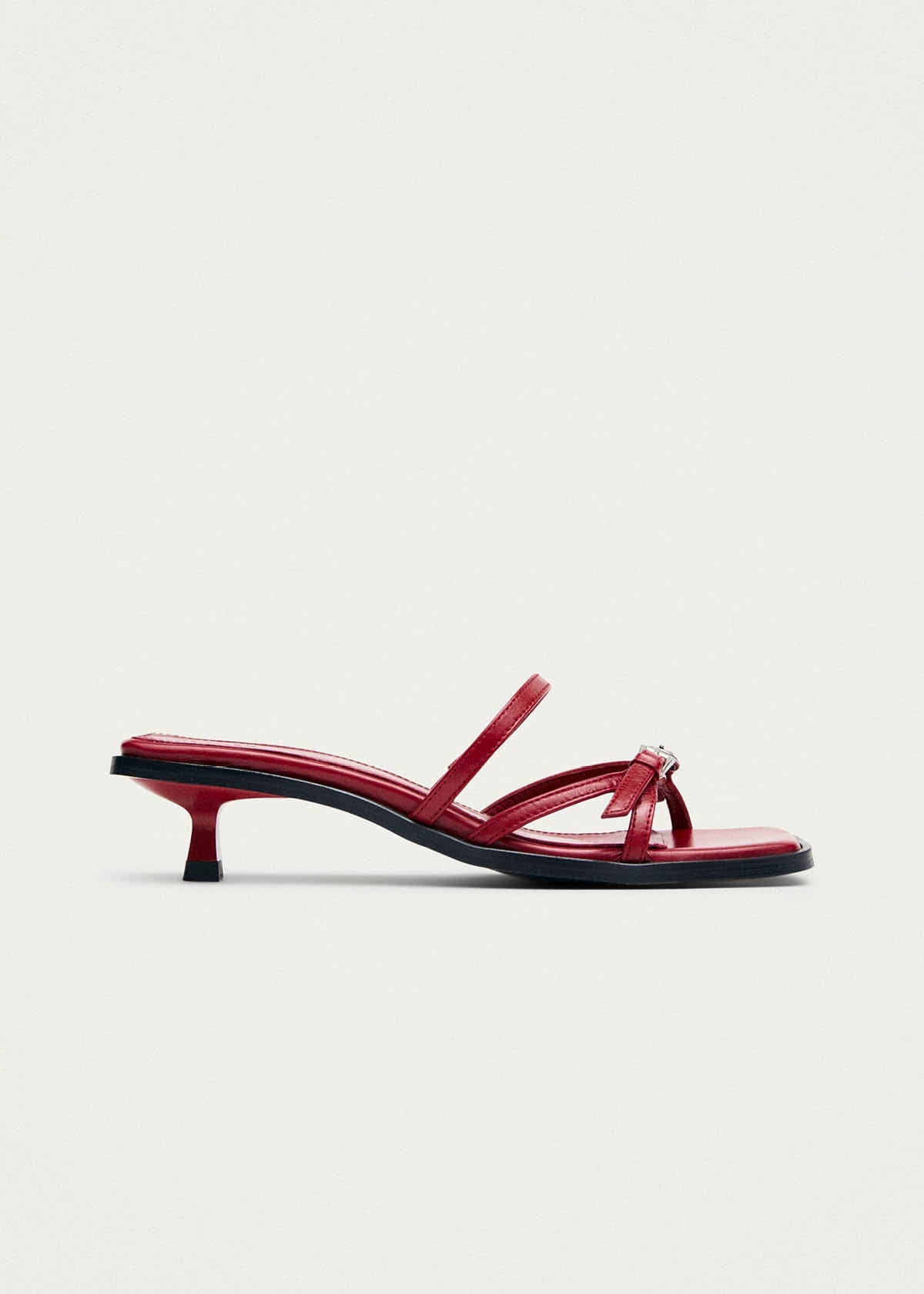 Liko Rift Rode Leren Sandalen
