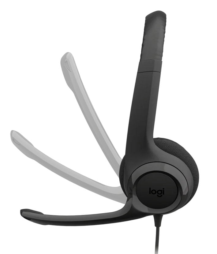 Logitech ClearChat Comfort USB Black Headset - 981-000014 - image 3