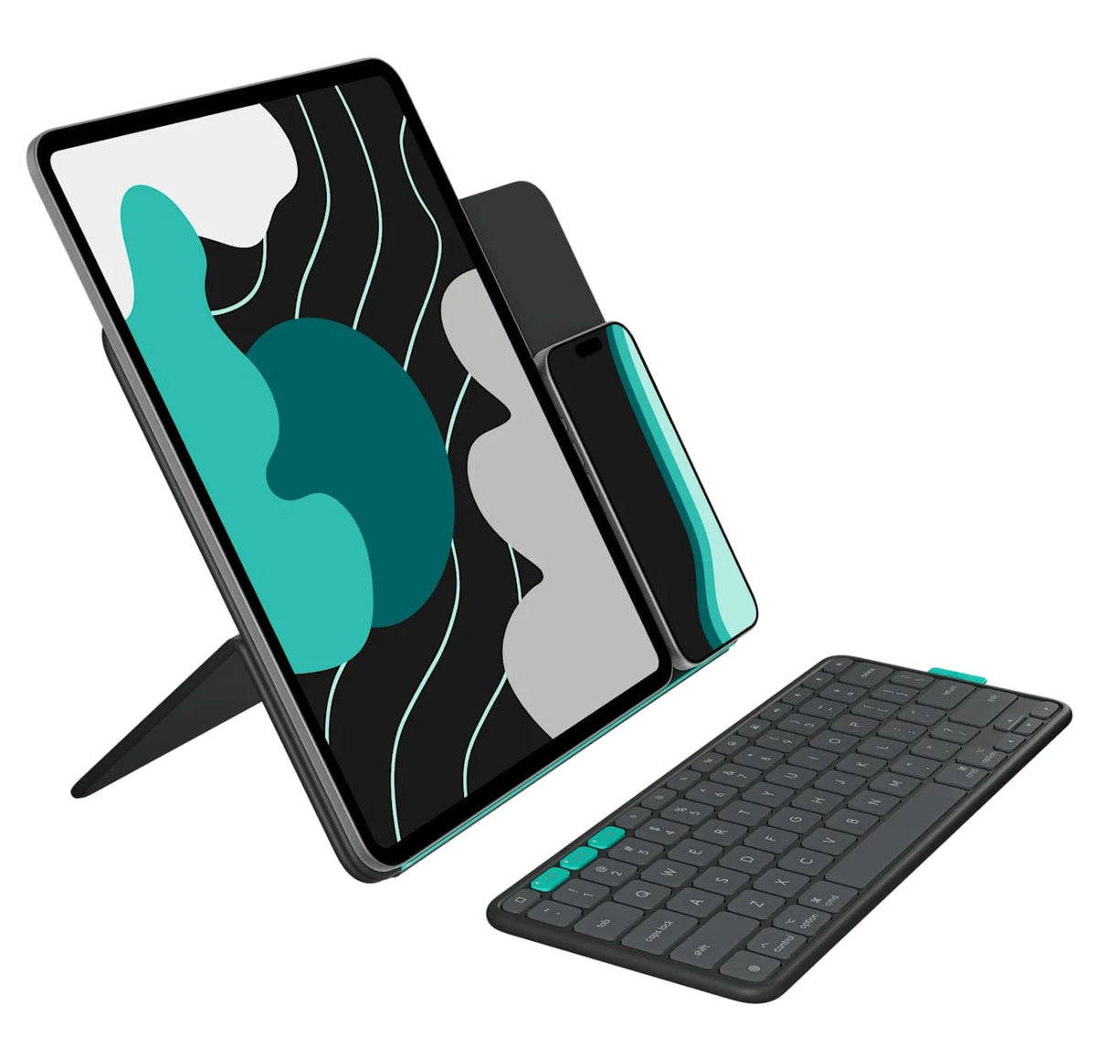 Logitech Flip Folio Case with Keyboard For 11-Inch iPad Pro (M4 and M5) and 11-Inch Ipad Air (M2 and M3)  - image 5