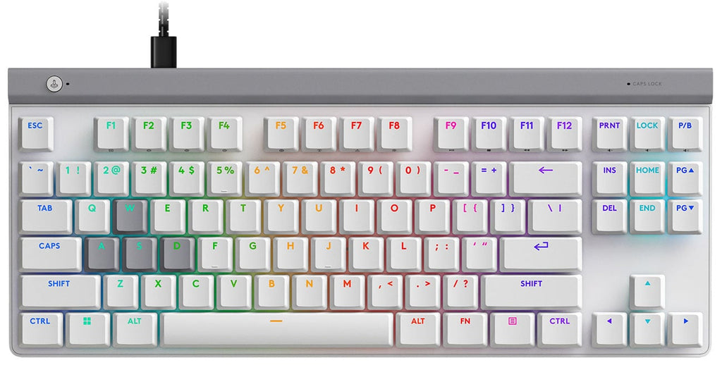 Logitech G515 RAPID TKL Wired Low Profile Analog Gaming Keyboard in White - 920-013871 - image 1