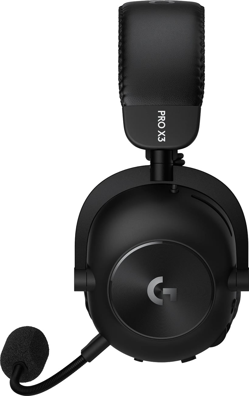 Logitech PRO X3 LIGHTSPEED Wireless Gaming Headset in Black - 981-001738 - image 4