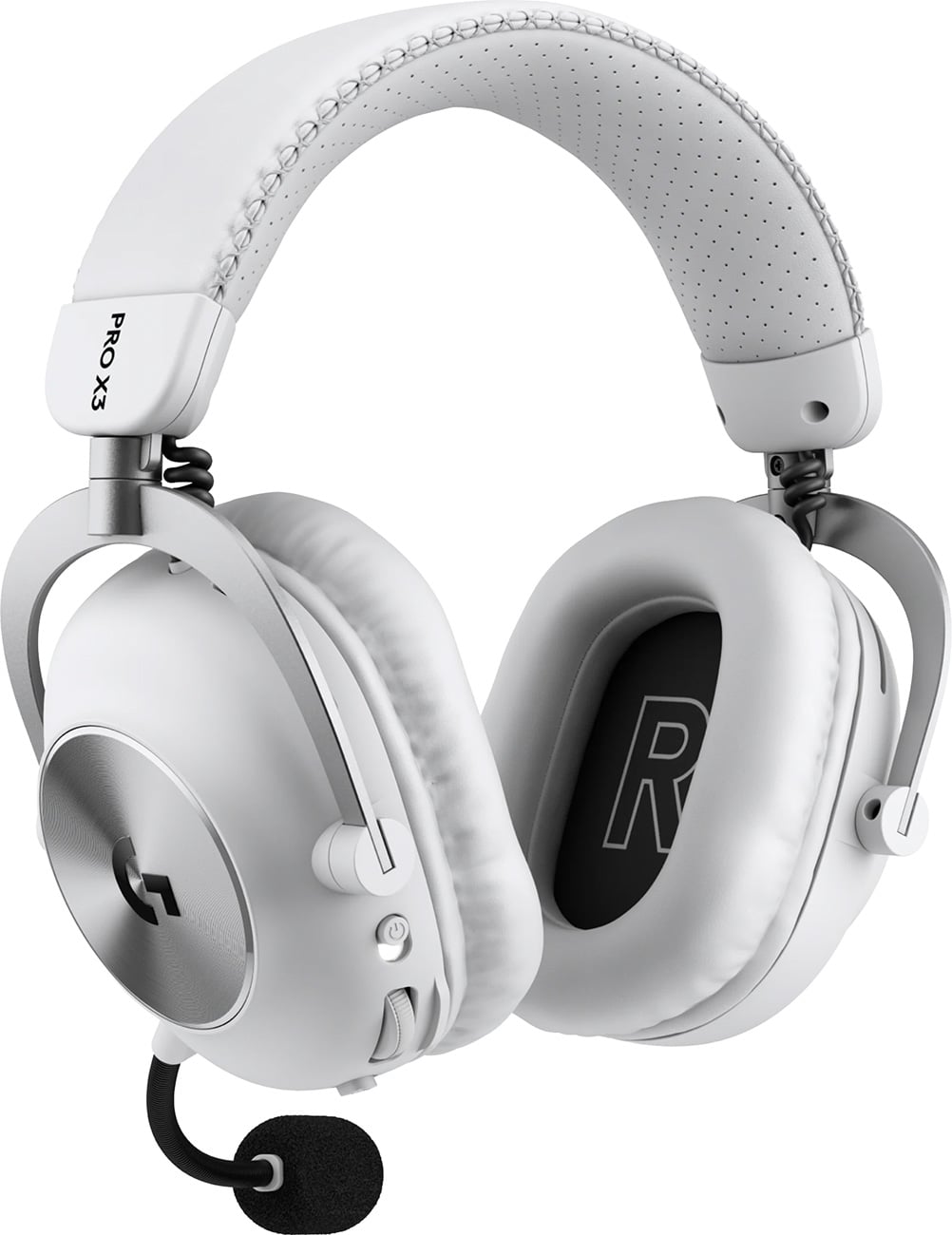 Logitech PRO X3 LIGHTSPEED Wireless Gaming Headset in White - 981-001746 - image 3