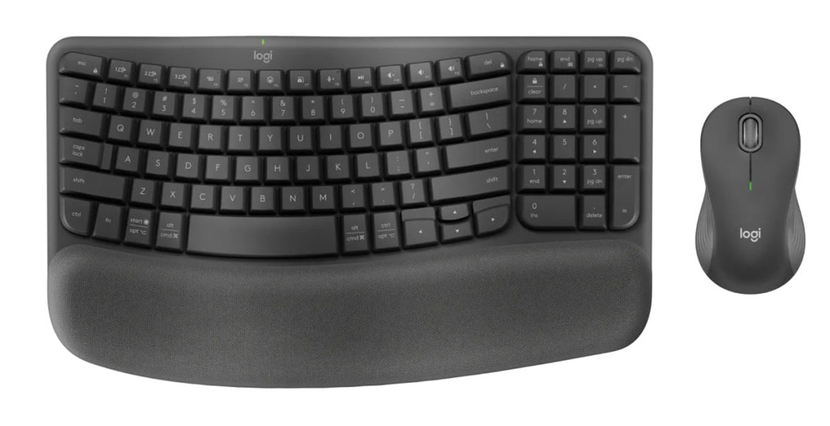 Logitech Wave Keys MK670 Keyboard & Mouse Combo Wireless in Black - 920-012059 - image 1
