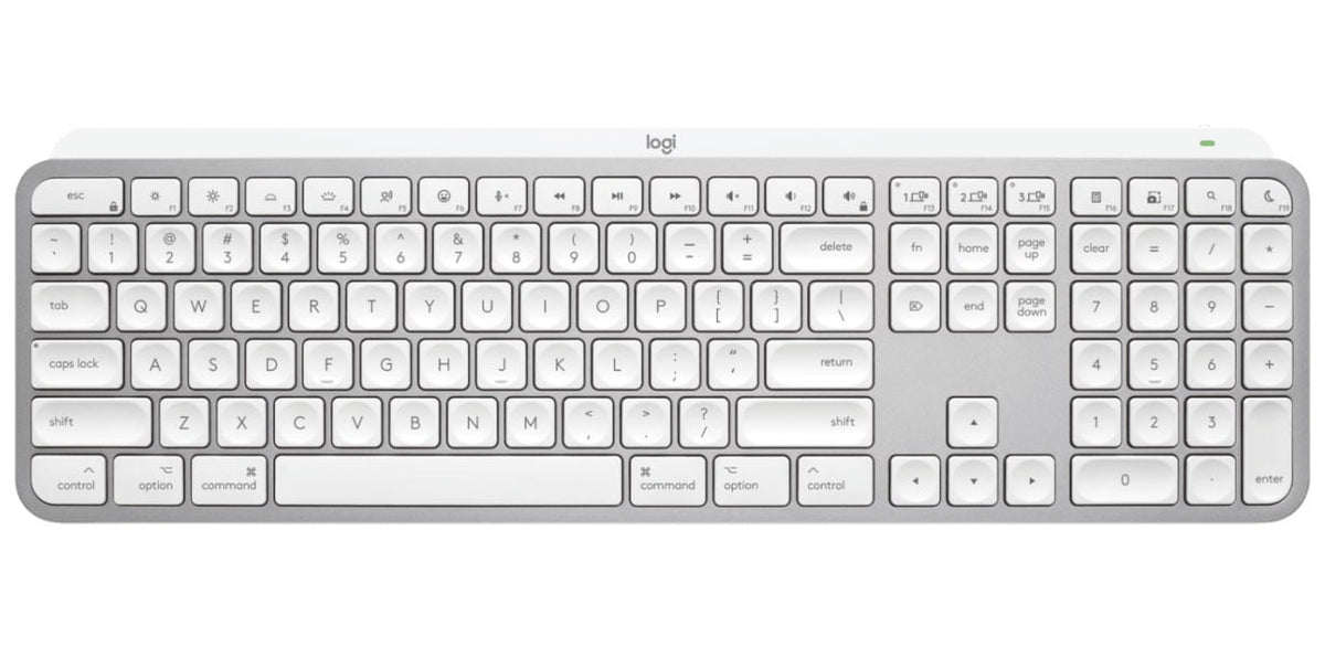 Logitech MX Keys S Wireless Keyboard for Mac in Pale Gray - 920-011622 - image 1