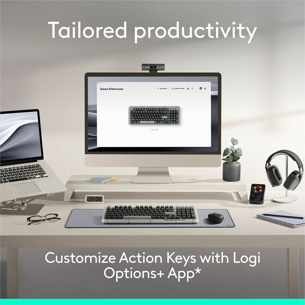 Logitech Alto Keys K98M Wireless Mechanical Keyboard in Graphite - 920-013575 - image 8