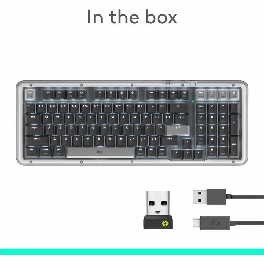 Logitech Alto Keys K98M Wireless Mechanical Keyboard in Graphite - 920-013575 - image 5