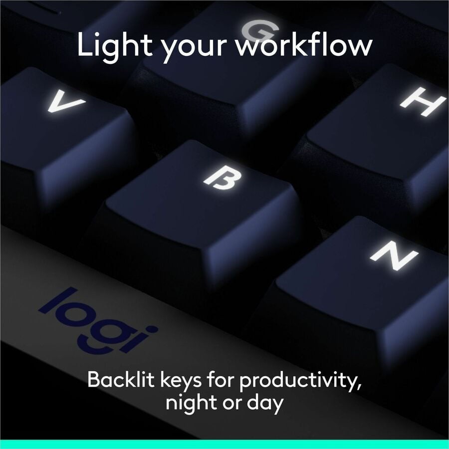 Logitech Alto Keys K98M Wireless Mechanical Keyboard in Graphite - 920-013575 - image 4