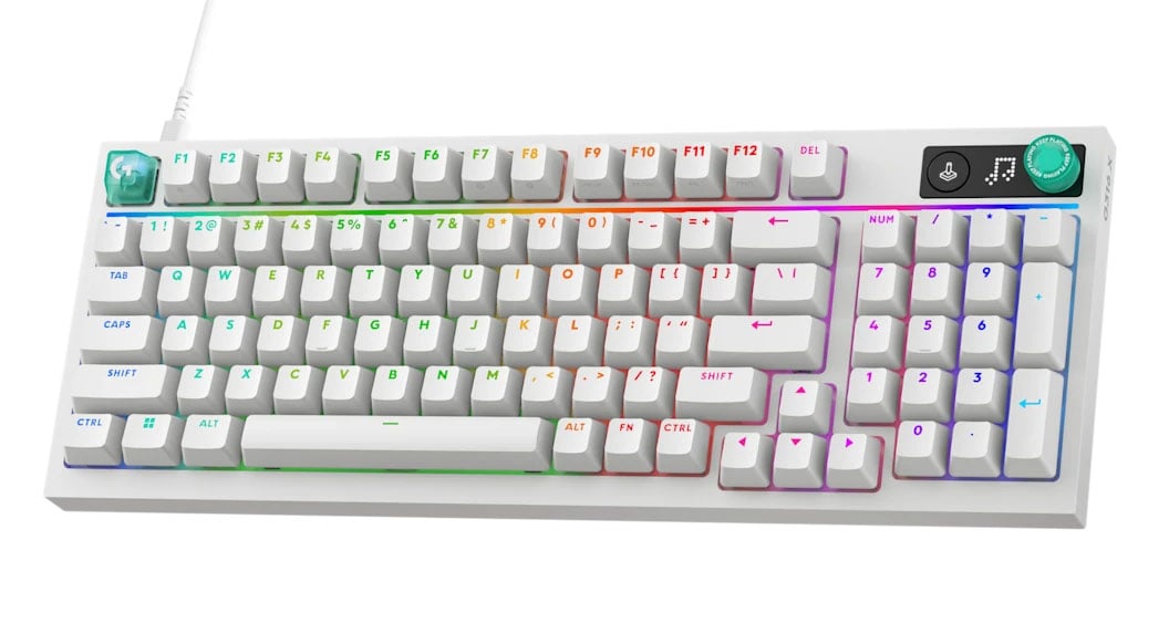 Logitech G316 X 98% Wired Tactile Gaming Keyboard in White - 920-014226 - image 2