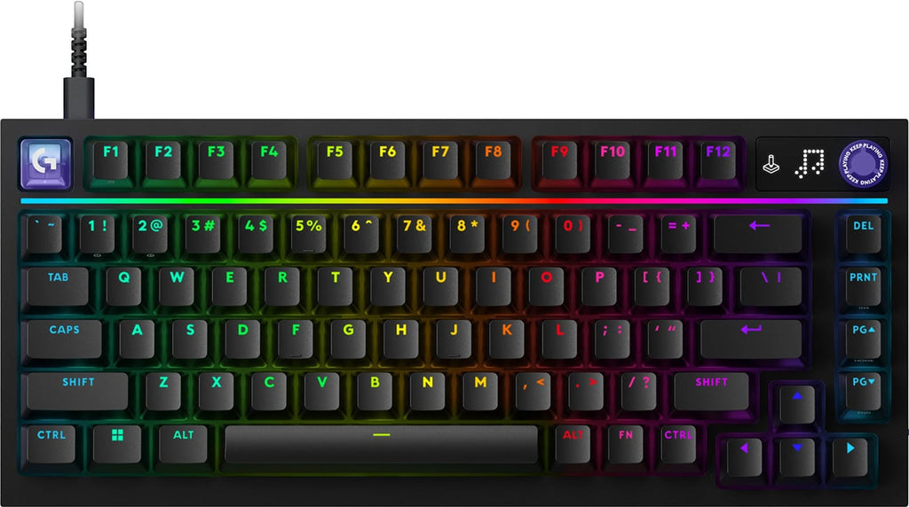 Logitech G316 X 75% Wired Linear Gaming Keyboard in Black - 920-014299 - image 1