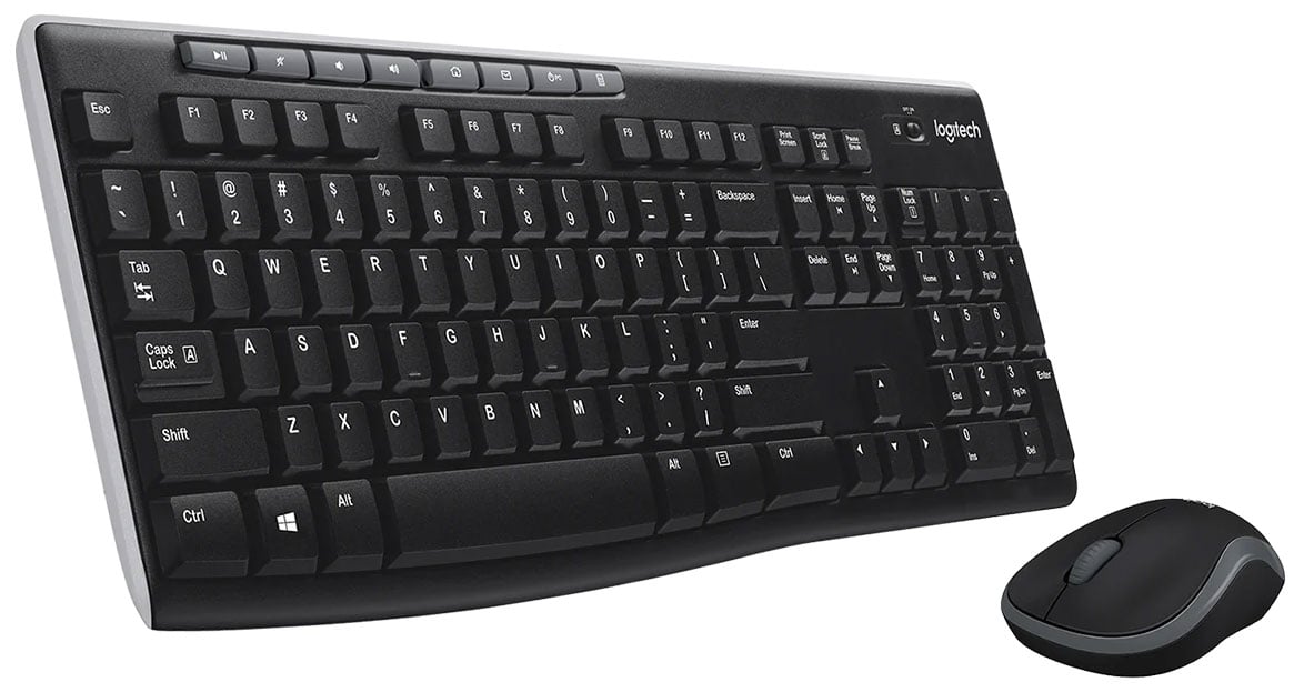Logitech Keyboard & Mouse Combo MK270 Wireless in Black - 920-004536 - image 3