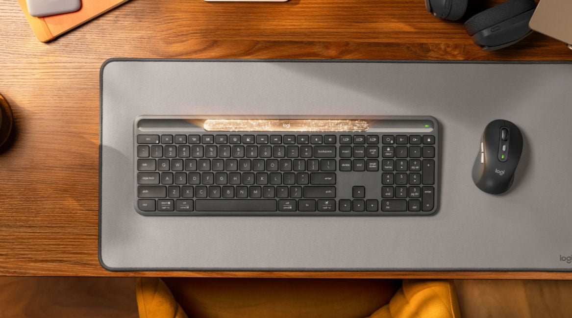 Logitech Signature Slim K980 Solar Plus Wireless Keyboard In Graphite - 920-013755 - image 7