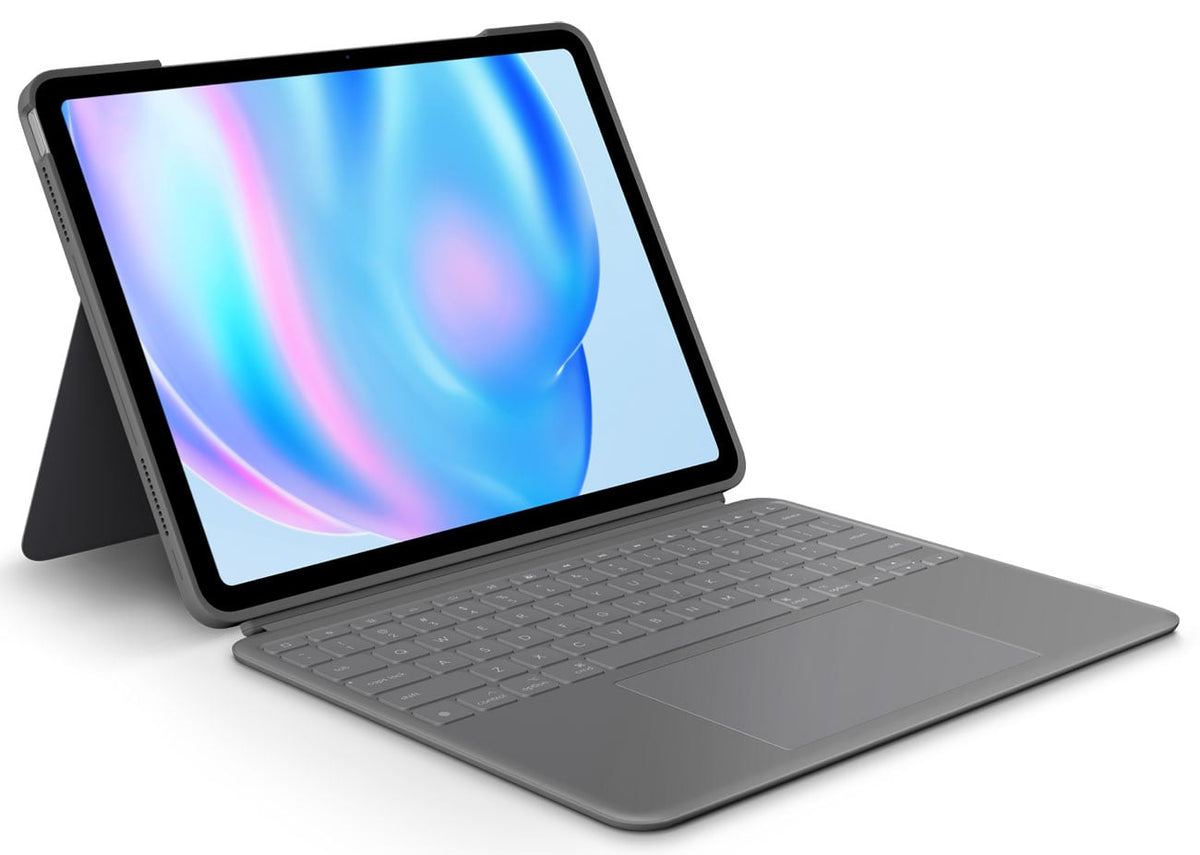 Logitech Combo Touch Keyboard Cover Case for iPad Air 11-inch (M2/M3) in Oxford Gray - 920-012626 - image 2