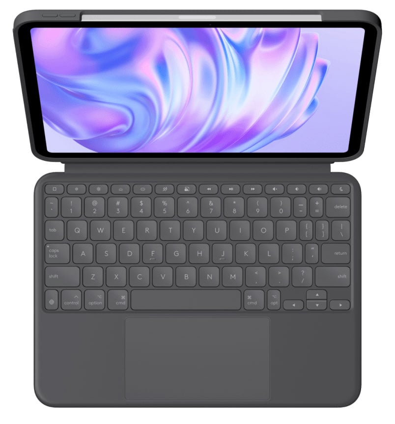 Logitech Combo Touch Keyboard Cover Case for iPad Pro 11-inch (M4) in Graphite - 920-012659 - image 1