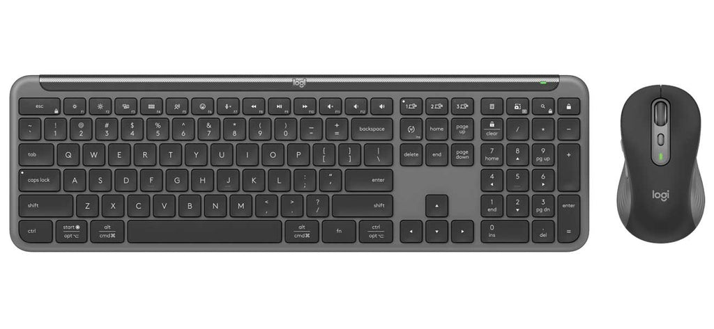 Logitech Signature Slim MK955 Keyboard and Mouse Combo in Graphite Finish - 920-012425 - image 1