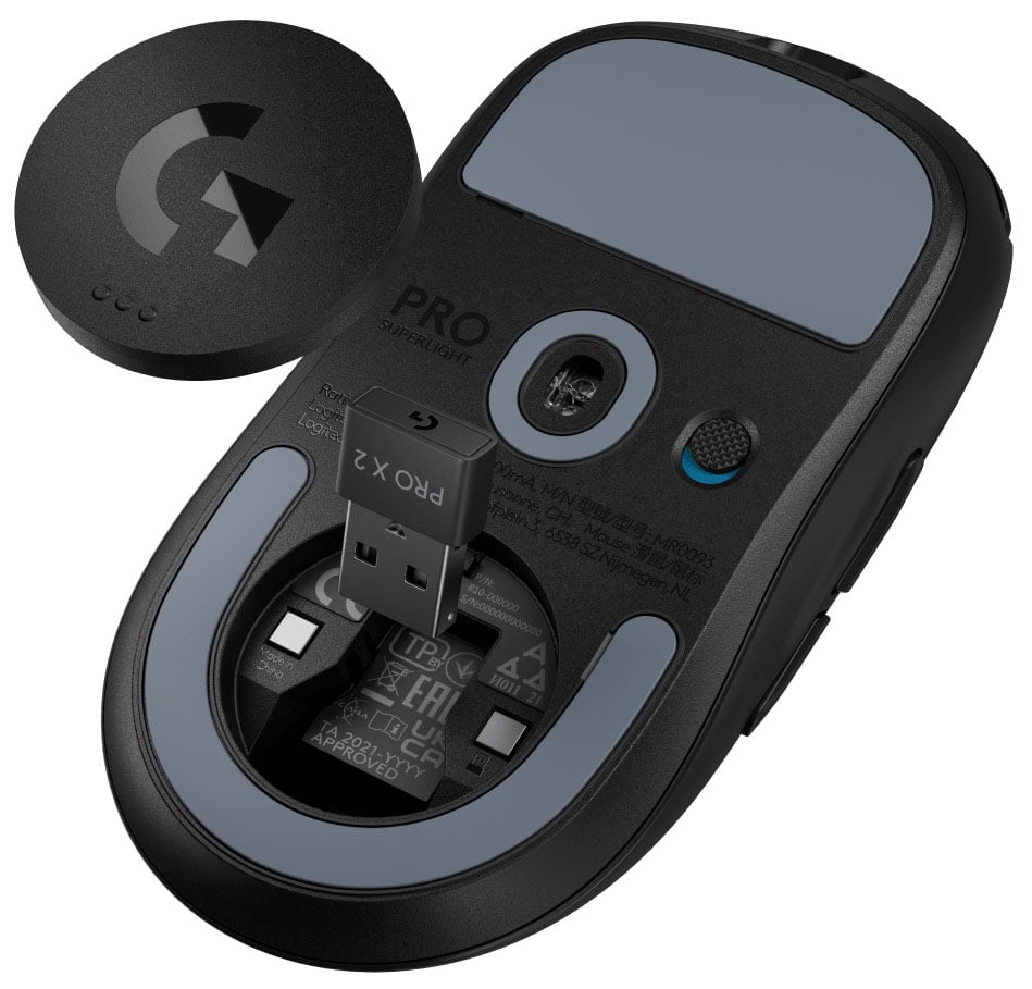 Logitech G Pro X Superlight 2 Lightspeed Wireless Gaming Mouse in Black - 910-006628 - image 6