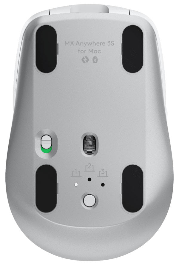 Logitech MX Anywhere 3S Wireless Mouse for Mac in Pale Gray - 910-006944 - image 5