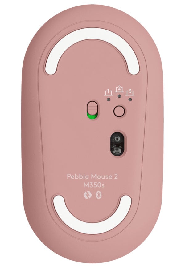 Logitech Pebble Mouse 2 Bluetooth Wireless Mouse in Tonal Rose - 910-007023 - image 3