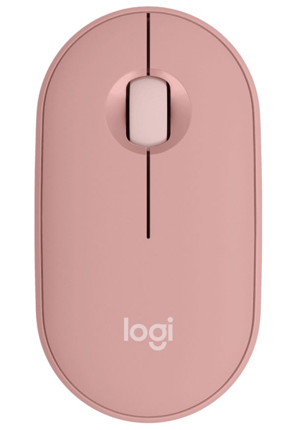 Logitech Pebble Mouse 2 Bluetooth Wireless Mouse in Tonal Rose - 910-007023 - image 1