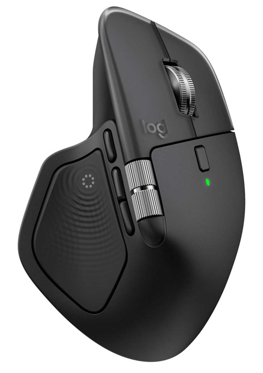 Logitech MX Master 4 Wireless Mouse for Mac in Space Black - 910-007575 - image 3