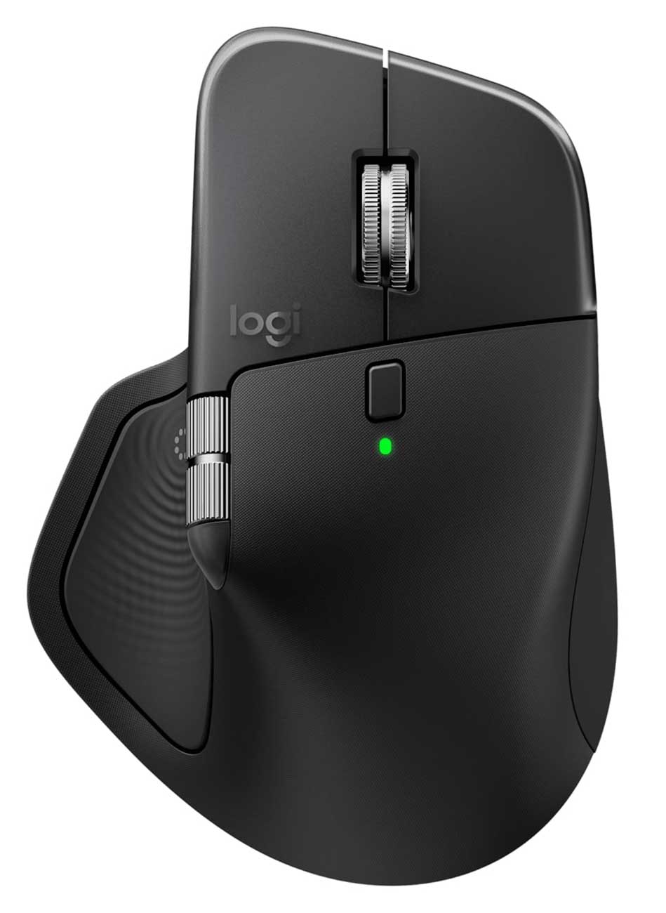 Logitech MX Master 4 Wireless Mouse for Mac in Space Black - 910-007575 - image 1