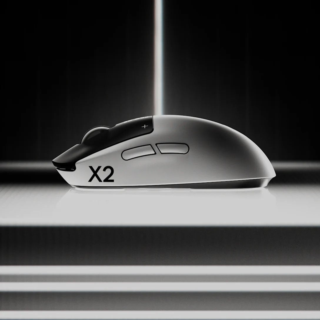 Logitech PRO X2 SUPERSTRIKE LIGHTSPEED Wireless Gaming Mouse in Lunar Eclipse - 910-007700 - image 6