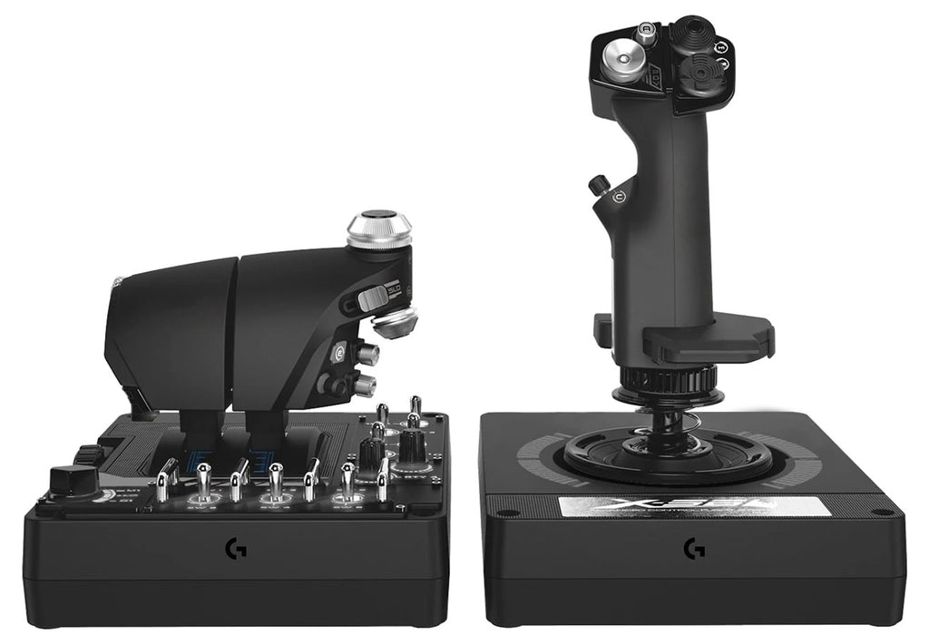 Logitech X56 H.O.T.A.S RGB Throttle and Stick Simulation Controller - 945-000058 - image 4