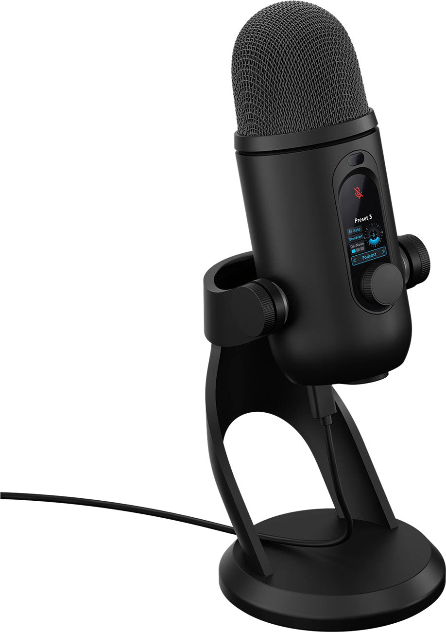 Logitech YETI 2 Multi-Pattern USB Microphone with Blue VO!CE in Black - 988-000587 - image 2