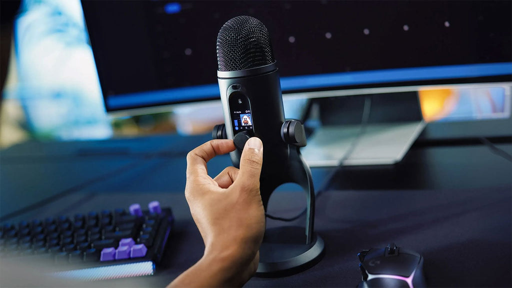 Logitech YETI 2 Multi-Pattern USB Microphone with Blue VO!CE in Black - 988-000587 - image 7