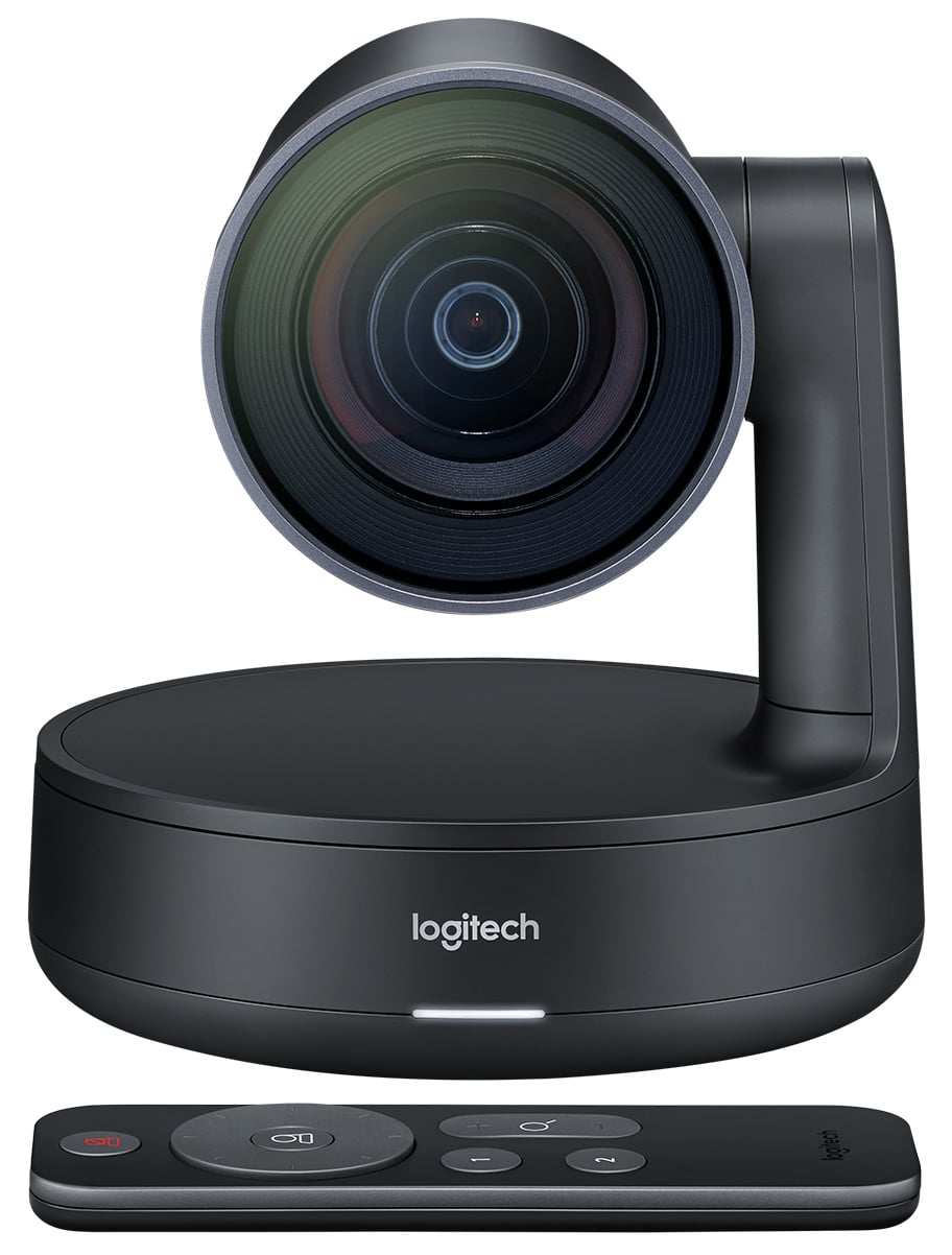 Logitech Web Cam Rally Camera for Video Conferences in Black - 960001226 - image 1