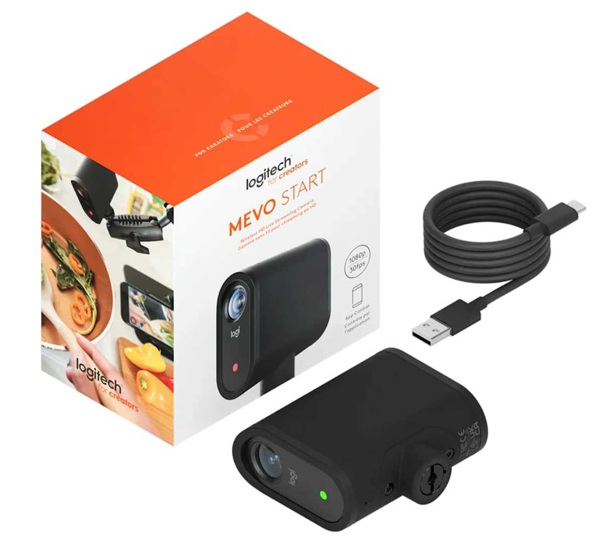 Logitech Mevo Start Live Stream Camera FHD Wireless in Black - 961-000498 - image 2