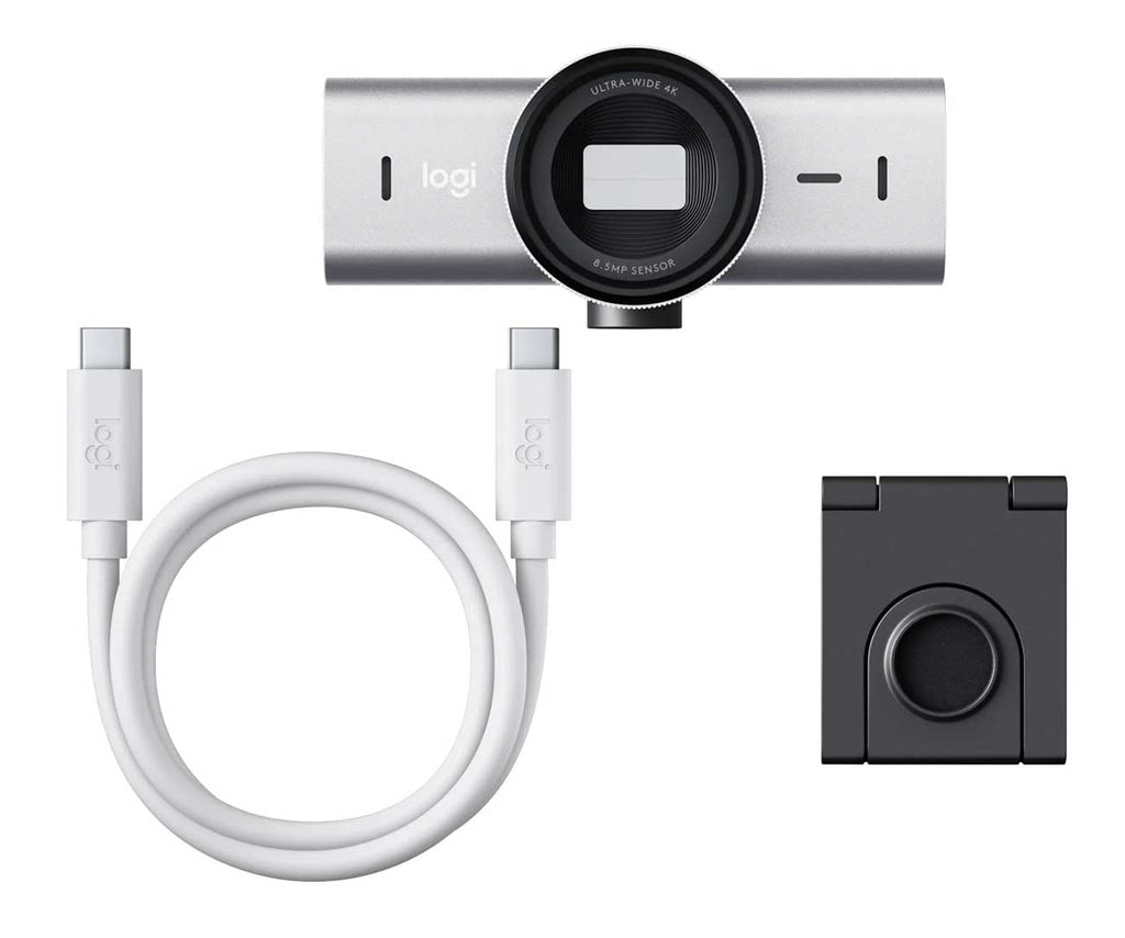 Logitech Webcam MX Brio 4K Ultra HD Collaboration and Streaming in Pale Gray - 960-001550 - image 5