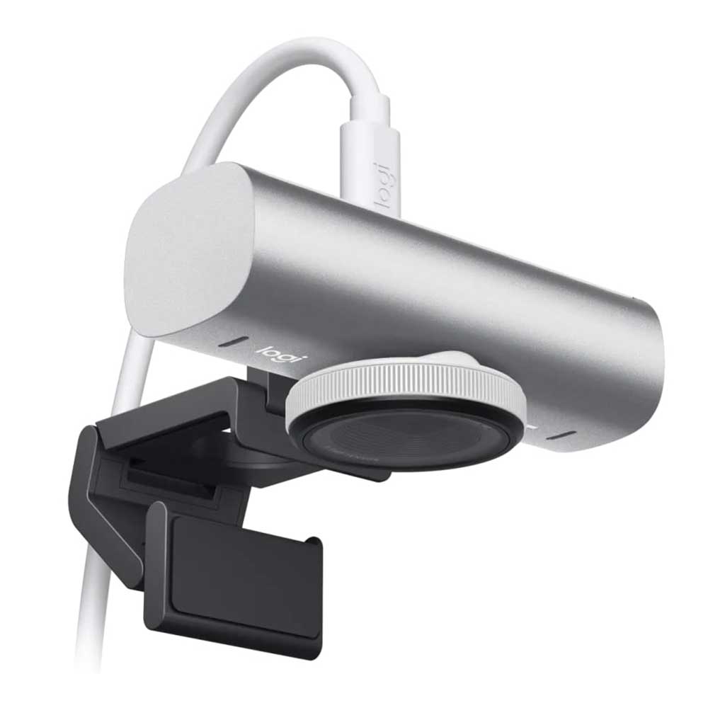 Logitech Webcam MX Brio 4K Ultra HD Collaboration and Streaming in Pale Gray - 960-001550 - image 4
