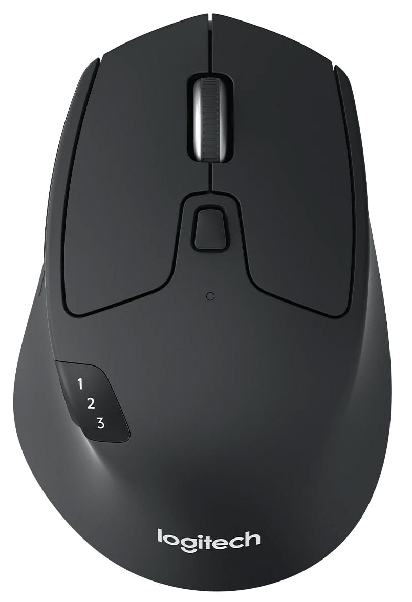 Logitech M720 Triathlon Multi-Device Wireless Mouse in Black - 910-004790 - image 1
