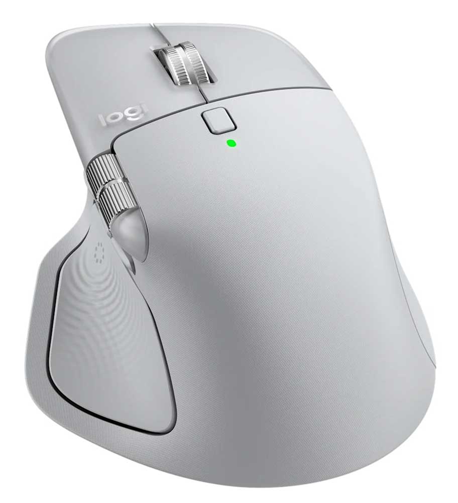 Logitech MX Master 4 Wireless Mouse in White Silver - 910-007559 - image 4