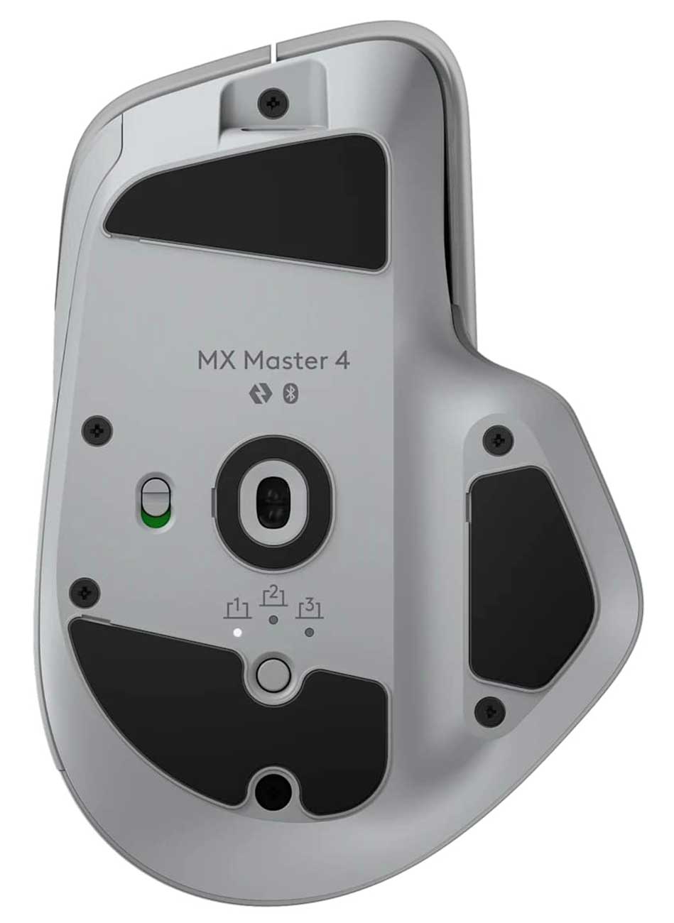 Logitech MX Master 4 Wireless Mouse in White Silver - 910-007559 - image 7