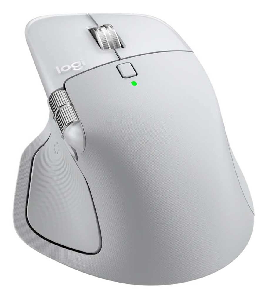 Logitech MX Master 4 Wireless Mouse for Mac in White Silver - 910-007574 - image 4