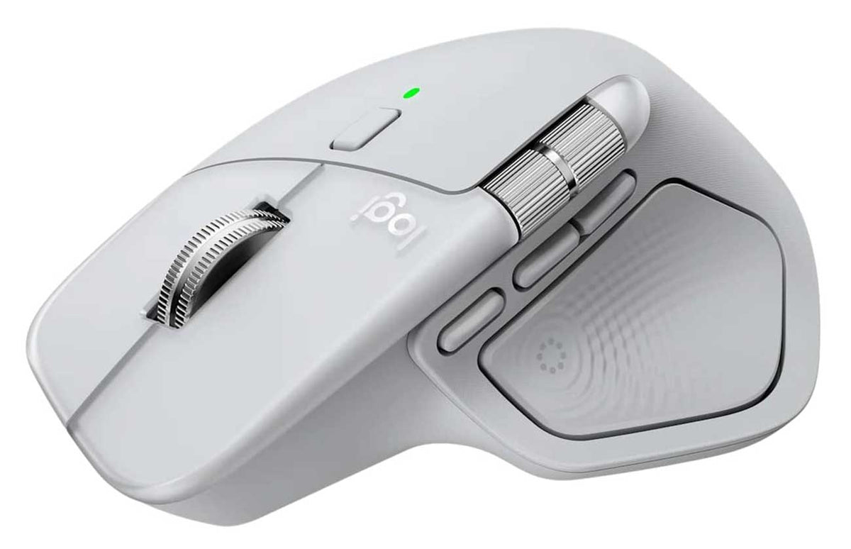 Logitech MX Master 4 Wireless Mouse for Mac in White Silver - 910-007574 - image 5