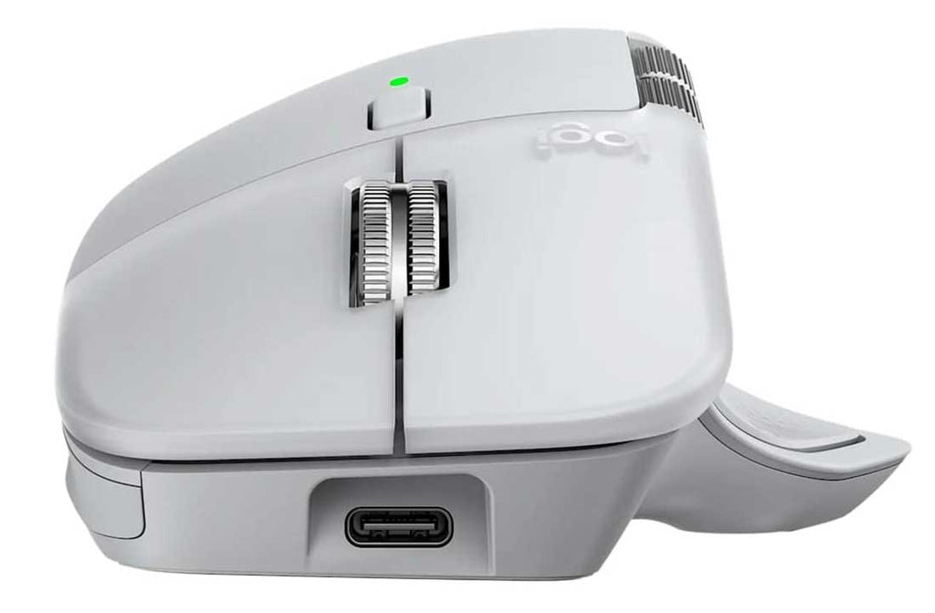 Logitech MX Master 4 Wireless Mouse for Mac in White Silver - 910-007574 - image 2