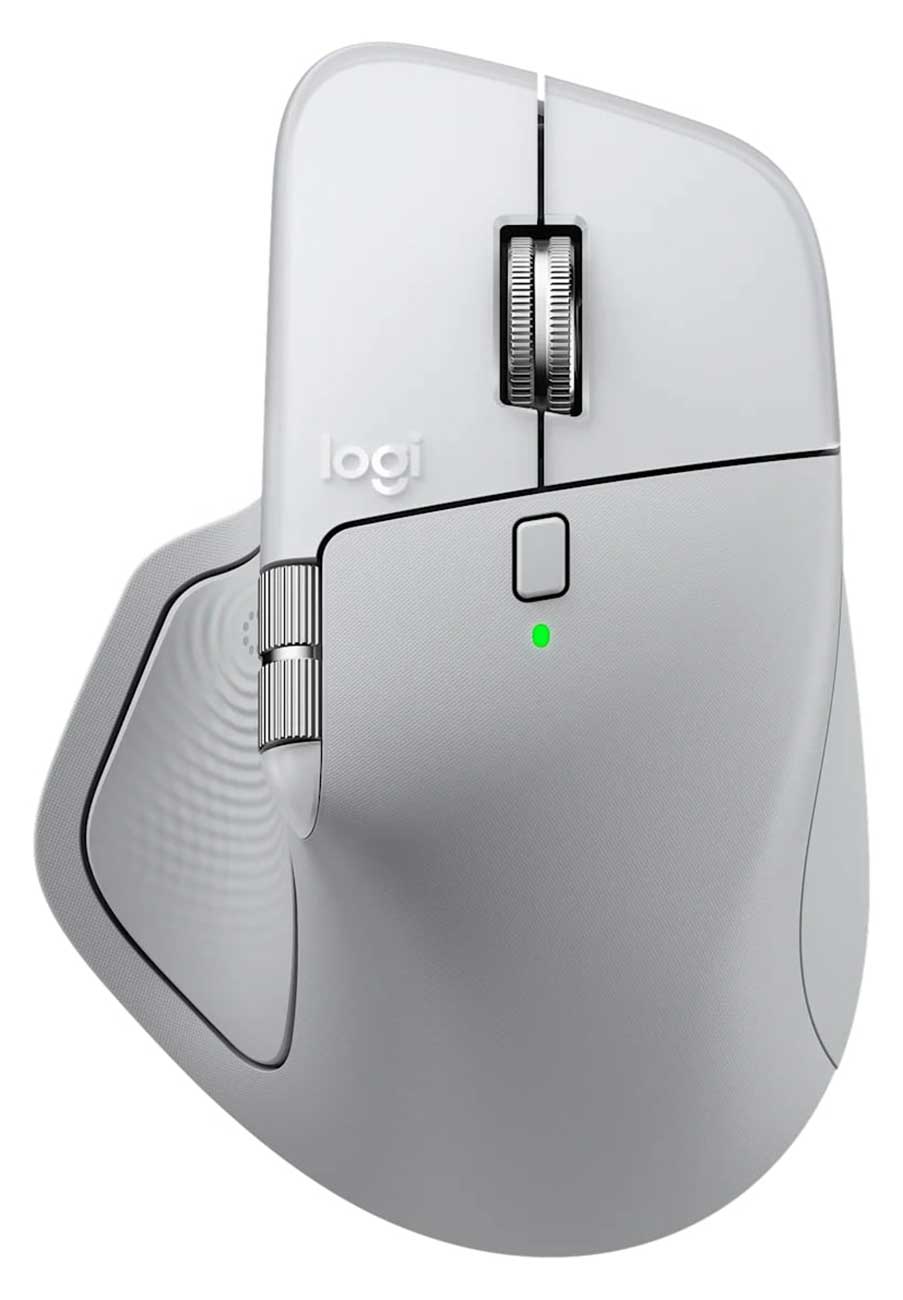 Logitech MX Master 4 Wireless Mouse for Mac in White Silver - 910-007574 - image 1