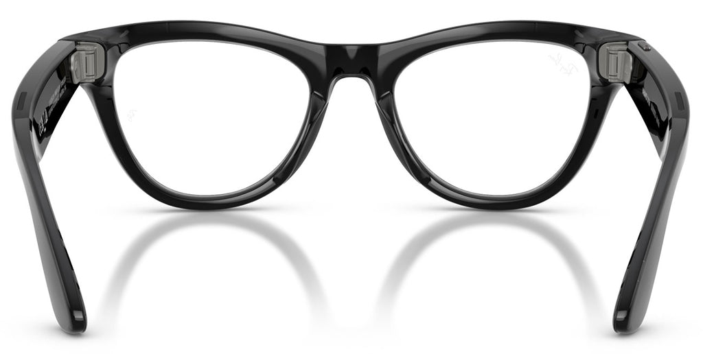 Ray-Ban Meta Skyler Sunglasses (Gen 2) 52mm in Shiny Black with Clear|Graphite Green Transitions Lenses - - image 6