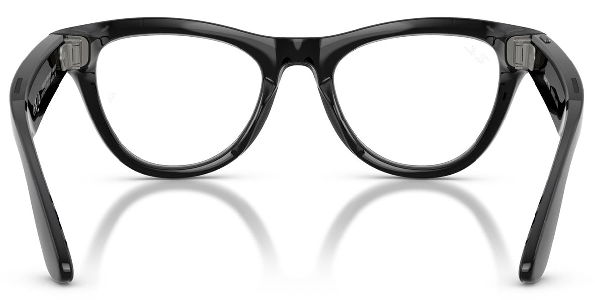 Ray-Ban Meta Skyler Sunglasses (Gen 2) 52mm in Shiny Black with Clear|Graphite Green Transitions Lenses - - image 6