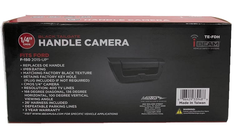 Metra Ford F-150 2015-2017 Factory Replacement Tailgate Handle Camera - TE-FDH - image 6
