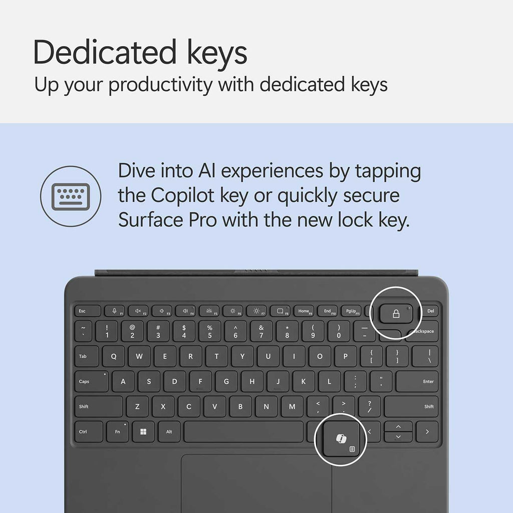 Microsoft Surface Pro 12-Inch Keyboard with Slim Pen in Slate - EP2-33054 - image 9