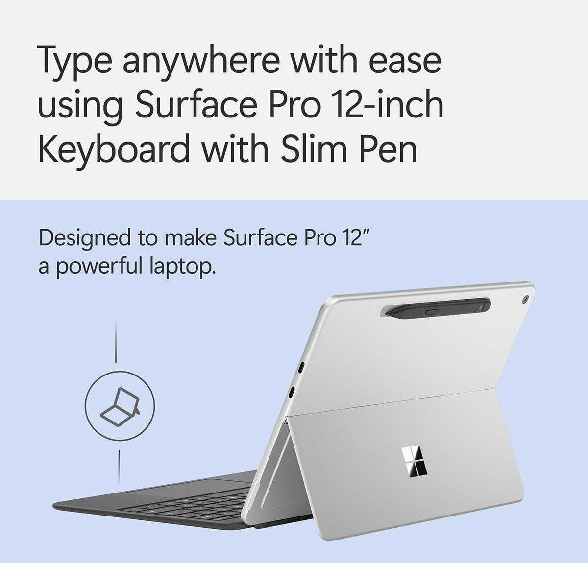 Microsoft Surface Pro 12-Inch Keyboard with Slim Pen in Slate - EP2-33054 - image 6