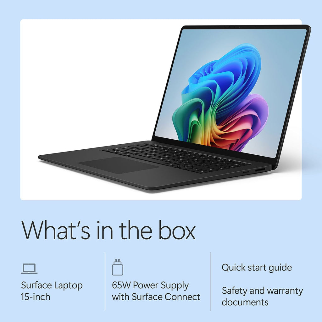 Microsoft Surface Laptop 15-inch Intel Core Ultra X7 64GB RAM 1TB SSD Windows 11 (8th Edition) in Black - - image 9