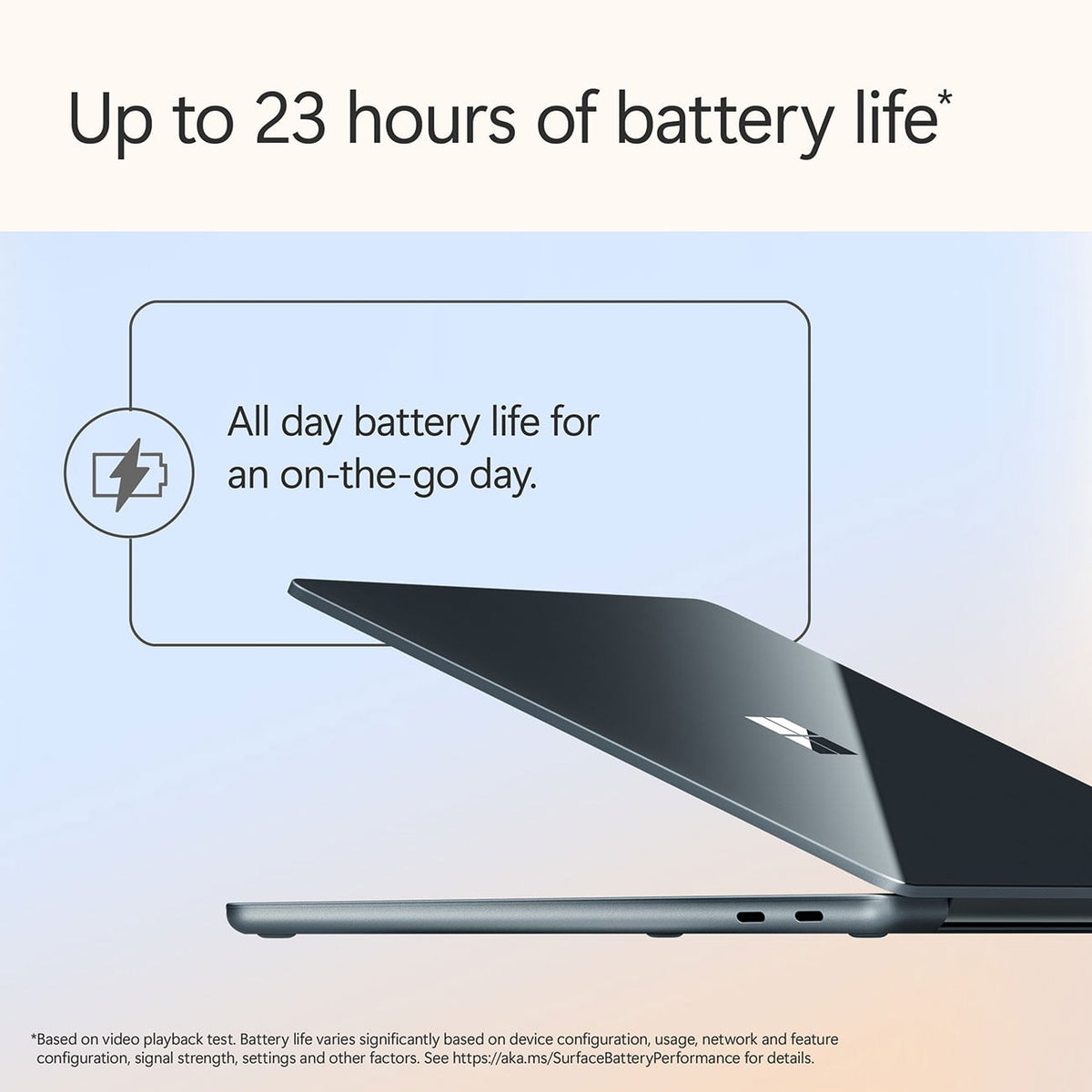 Microsoft Surface Laptop Copilot+ PC 13-inch Touchscreen Snapdragon X Plus 16GB RAM 512GB UFS in Ocean -  - image 7