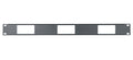 Middle Atlantic Panel 1 RU Decora for 3 Devices in Black - DECP-1X3 - image 1
