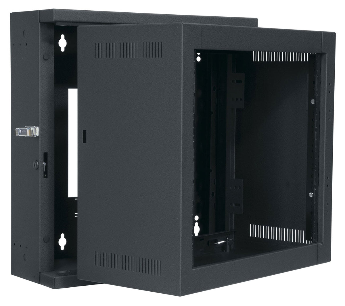 Middle Atlantic Wall Rack EWR Series 12 RU Pivoting 17-Inch in Black - EWR-12-17 - image 1