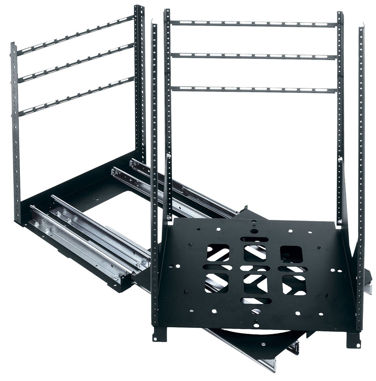 Middle Atlantic Rack SRSR Series Slide Out Rotating Rail System in Black - SRSR-X-14 - image 1