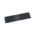 Middle Atlantic Rack Panel 3 RU Flat Blank in Black Brushed and Anodized Aluminum Finish - HBL3 - image 1